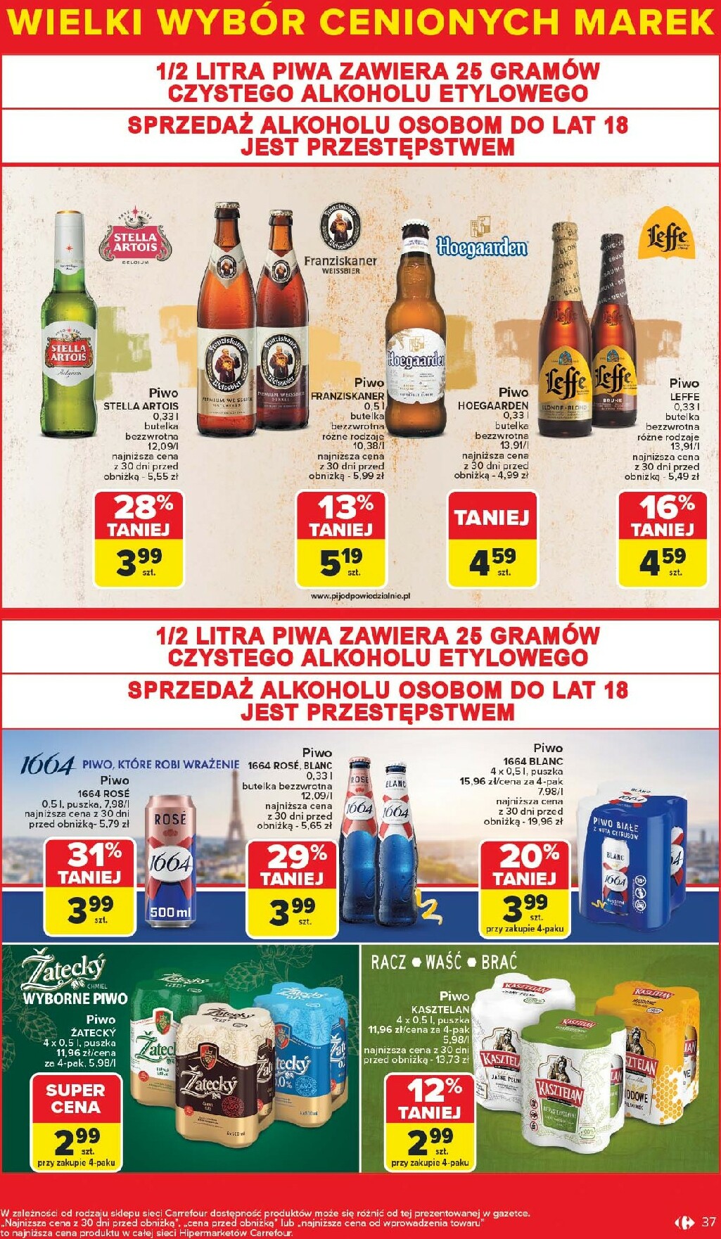 carrefour - Gazetka Carrefour - Markowe atrakcje cenowe od poiedziałku - ważna od 27.10. do 08.11. - page: 39