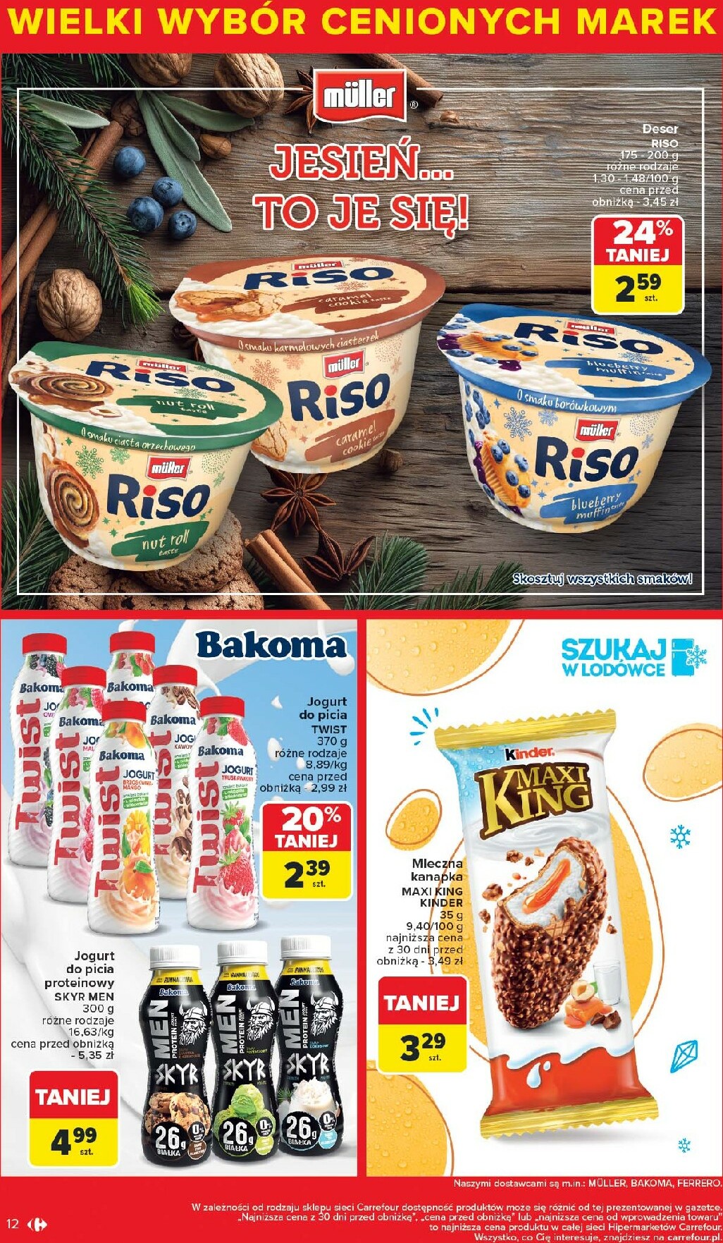 carrefour - Gazetka Carrefour - Markowe atrakcje cenowe od poiedziałku - ważna od 27.10. do 08.11. - page: 14