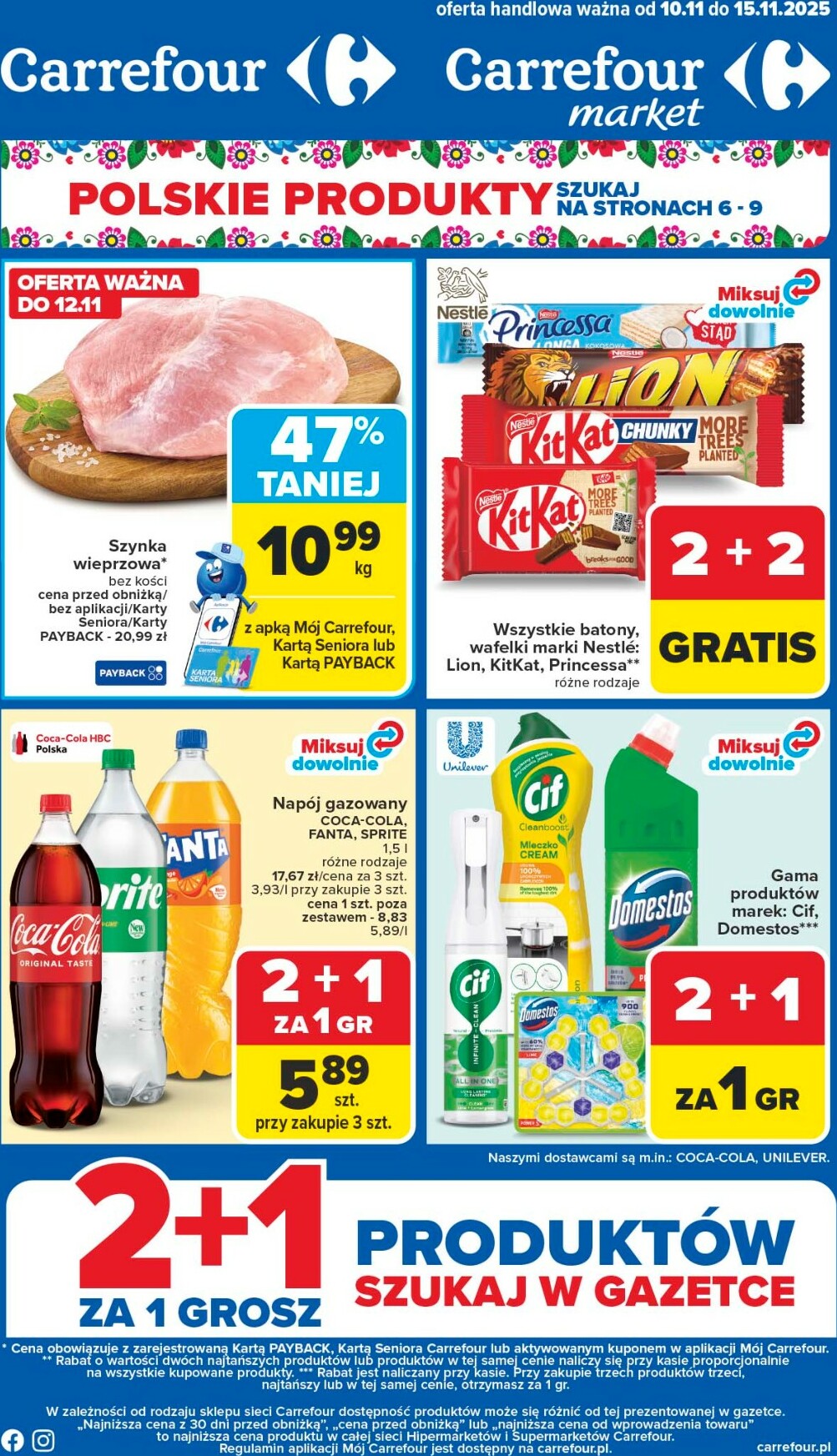 carrefour - Gazetka Carrefour - ważna od 10.11. do 15.11.
