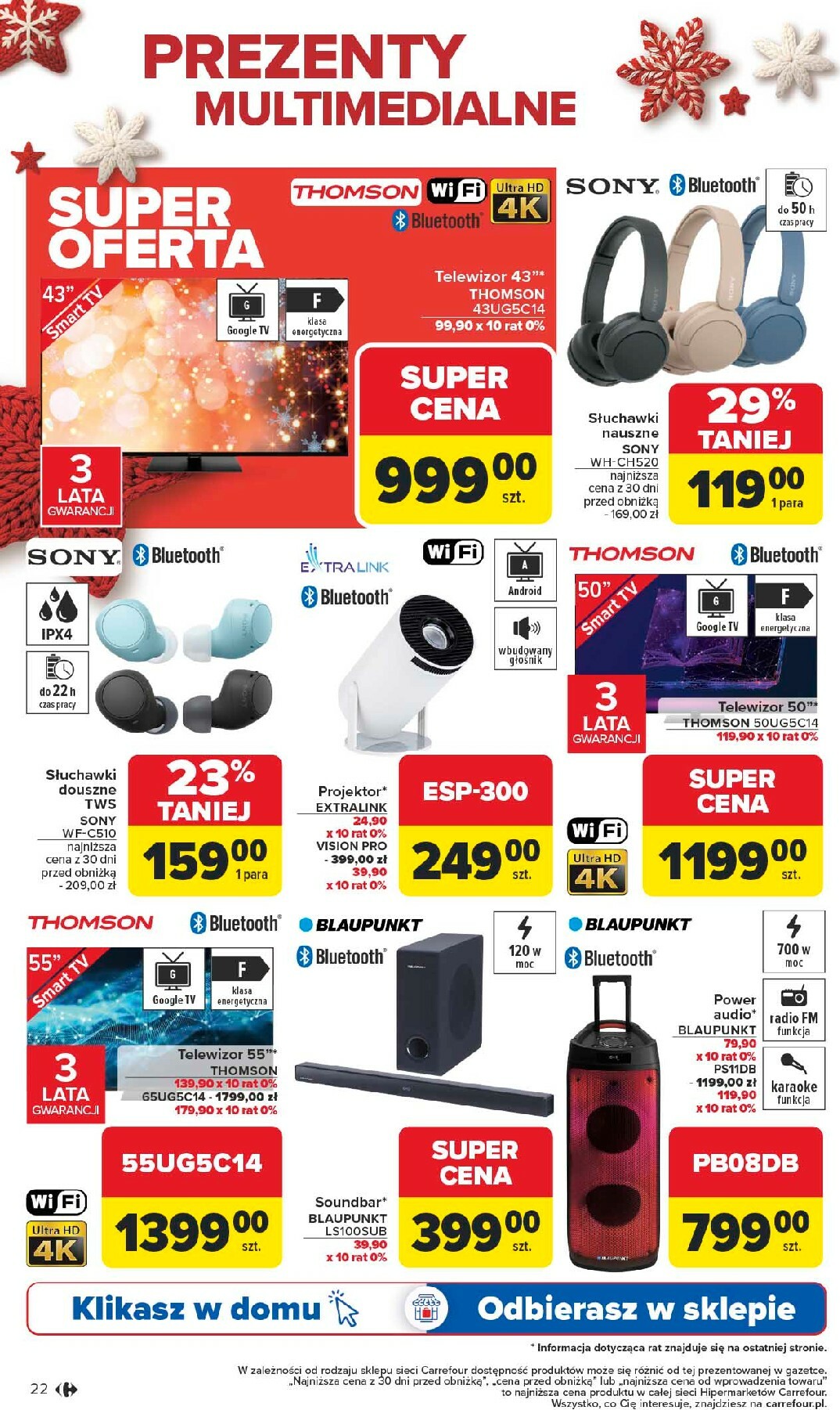 carrefour - Gazetka Carrefour - Święta spełnionych marzeń - ważna od 10.11. do 29.11. - page: 22