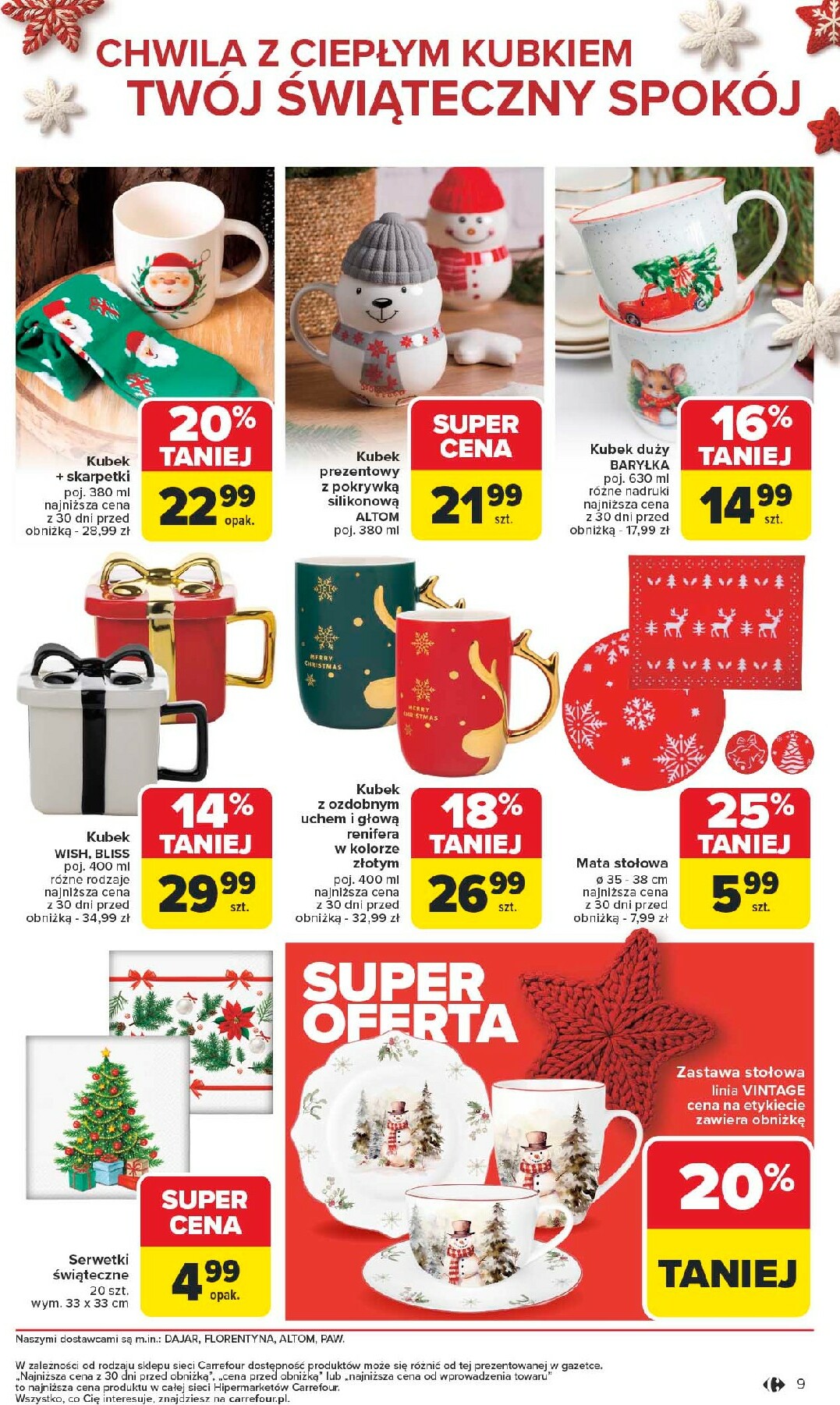 carrefour - Gazetka Carrefour - Święta spełnionych marzeń - ważna od 10.11. do 29.11. - page: 9