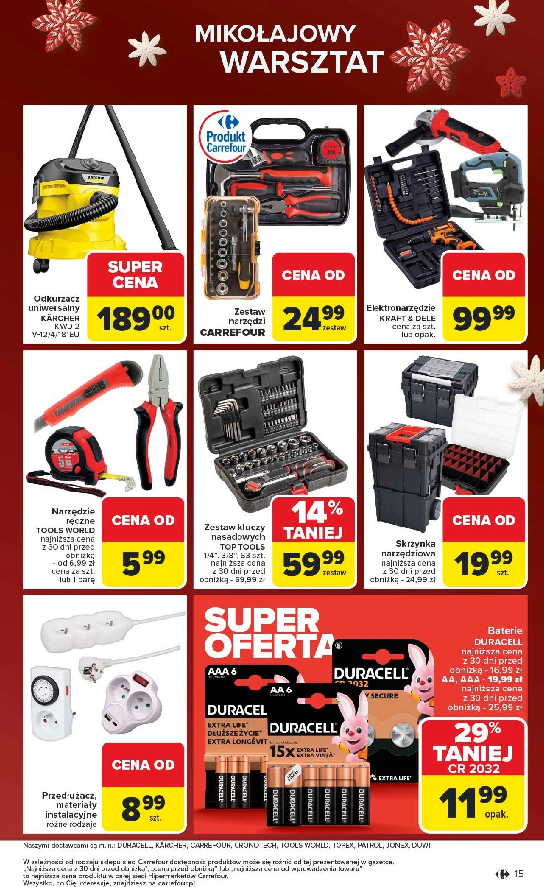 carrefour - Gazetka Carrefour - Święta spełnionych marzeń - ważna od 10.11. do 29.11. - page: 15