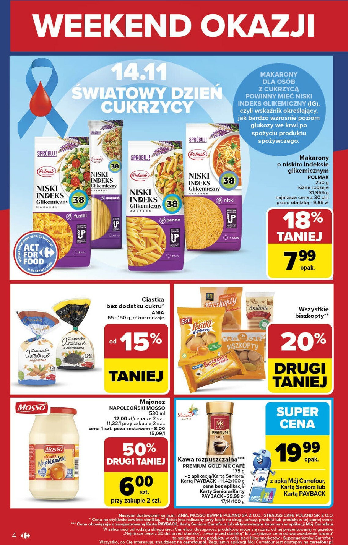 carrefour - Gazetka Carrefour - Weekend okazji już od czwartku - ważna od 13.11. do 15.11. - page: 4