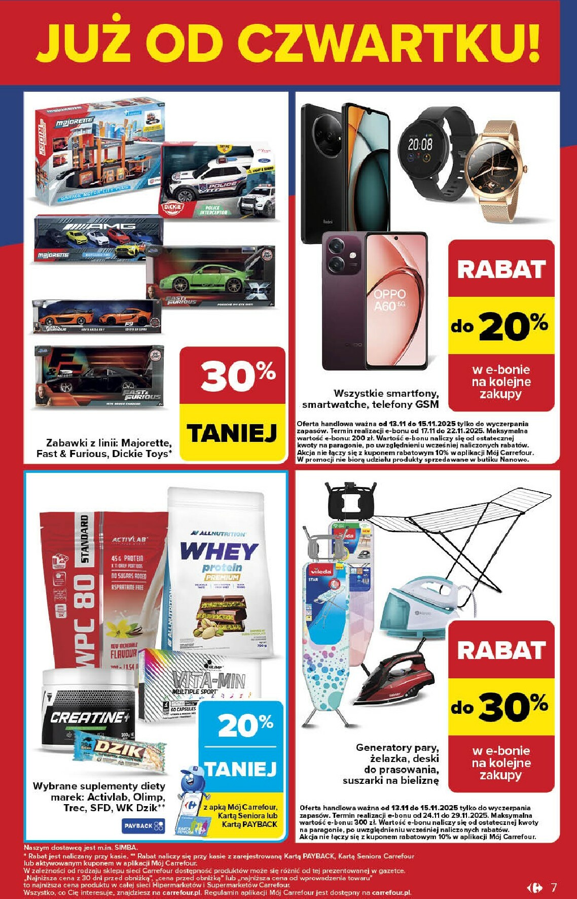 carrefour - Gazetka Carrefour - Weekend okazji już od czwartku - ważna od 13.11. do 15.11. - page: 7