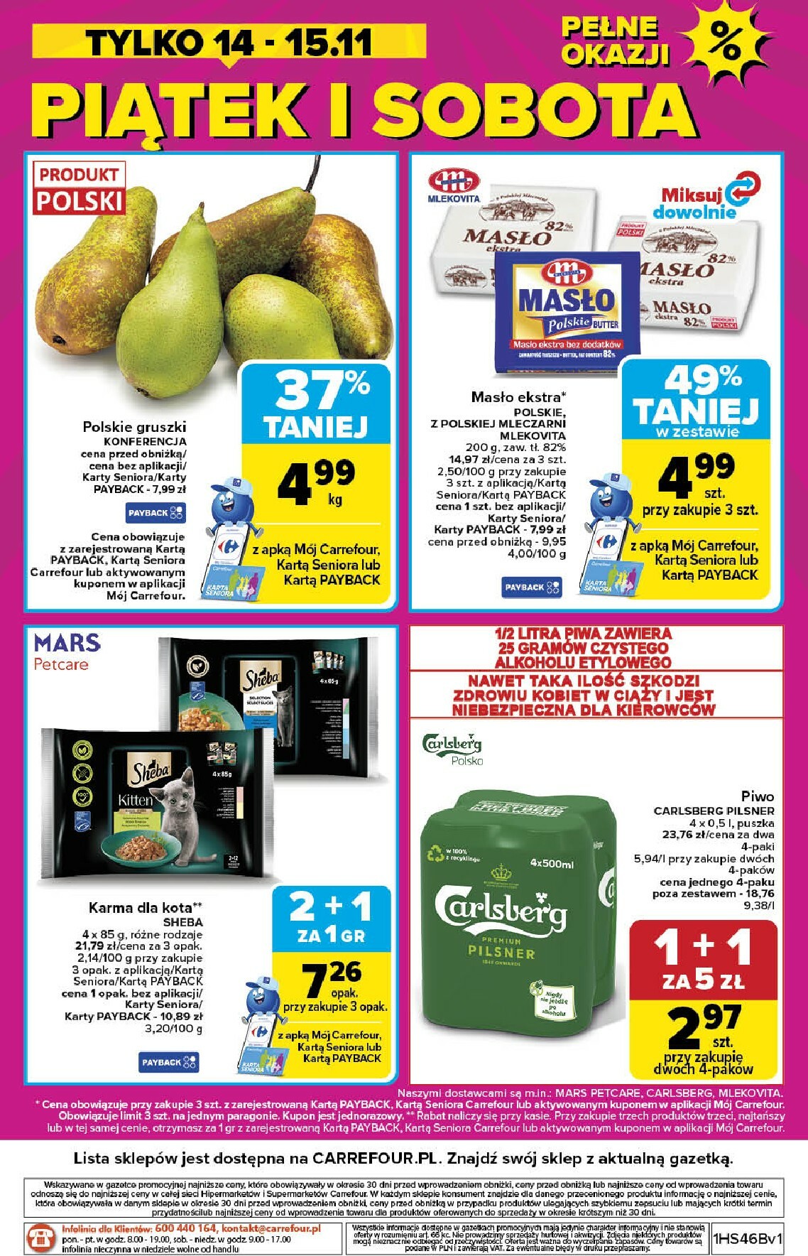 carrefour - Gazetka Carrefour - Weekend okazji już od czwartku - ważna od 13.11. do 15.11. - page: 8
