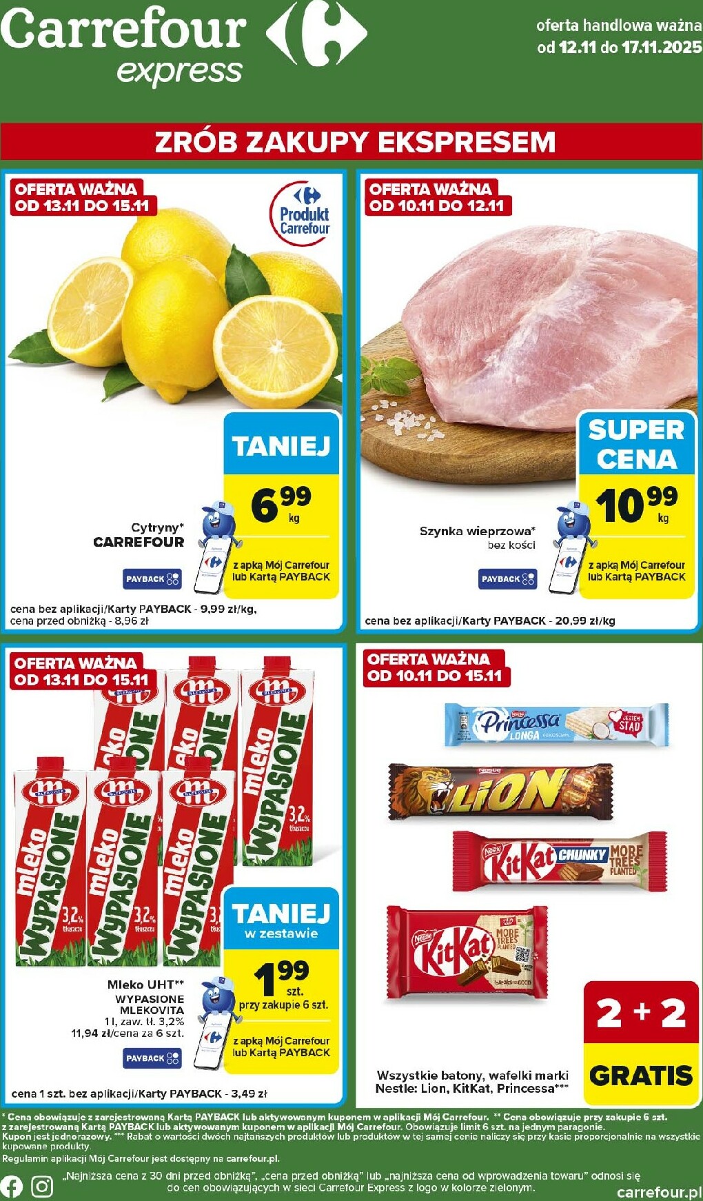 carrefour - Gazetka Carrefour - Express 1 - ważna od 12.11. do 17.11.