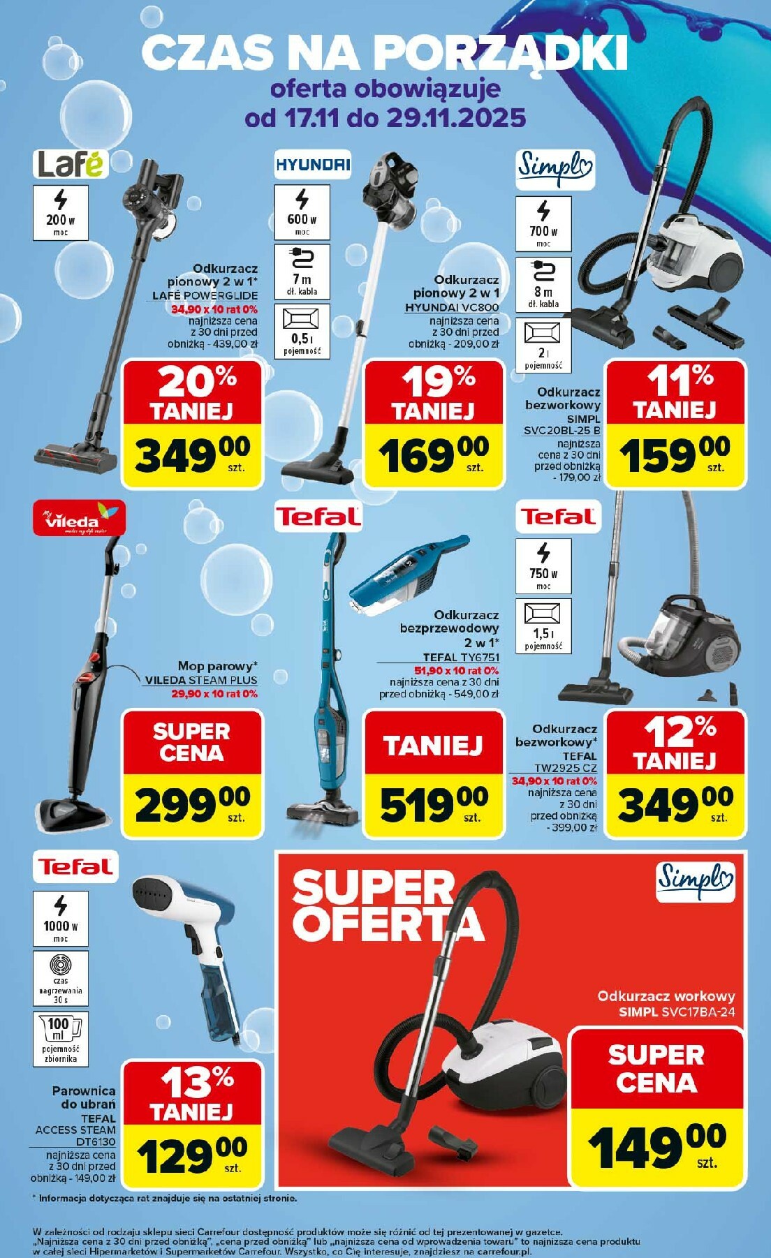 carrefour - Gazetka Carrefour - Czas na świąteczne porządki od poniedziałku - ważna od 17.11. do 29.11. - page: 13
