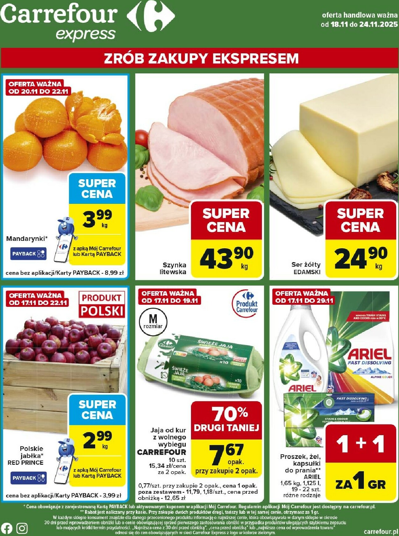 carrefour - Gazetka Carrefour - Express 1 - ważna od 18.11. do 24.11.