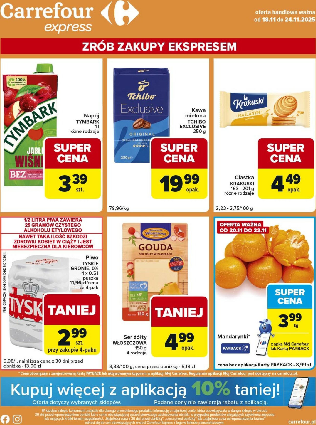 carrefour - Gazetka Carrefour - Express 2 - ważna od 18.11. do 24.11. - page: 1