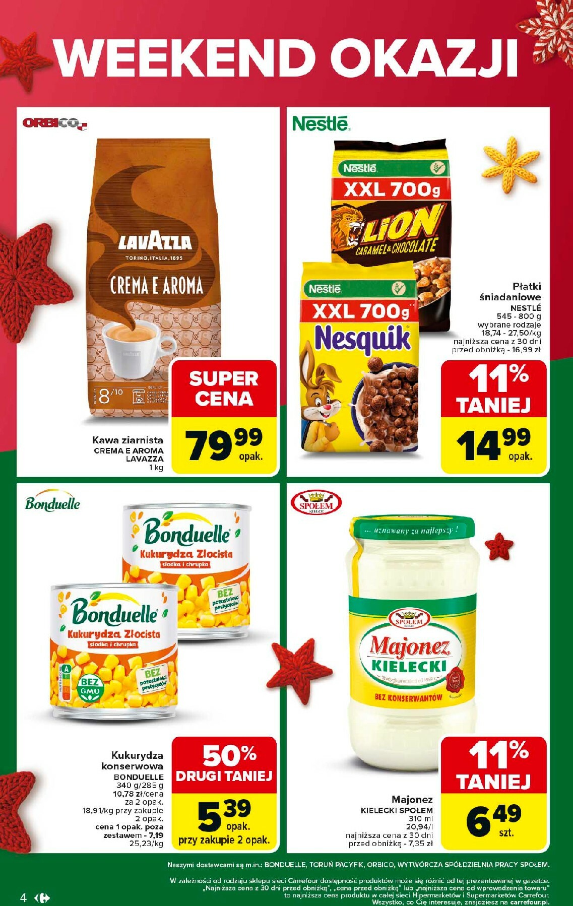 carrefour - Gazetka Carrefour - Weekend okazji już od czwartku - ważna od 20.11. do 22.11. - page: 4