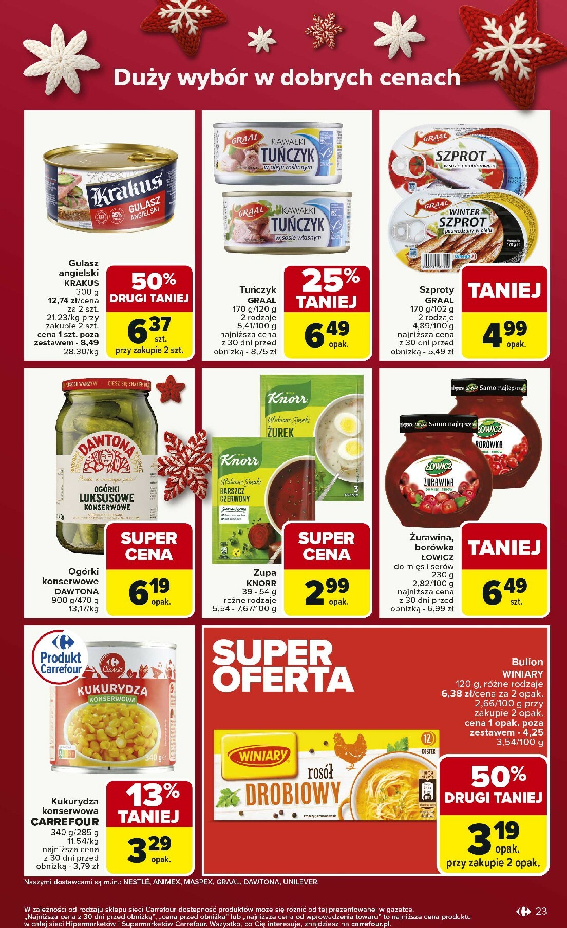 carrefour - Gazetka Carrefour - Zmieniliśmy się dla Ciebie - ważna od 01.12. do 07.12. - page: 23