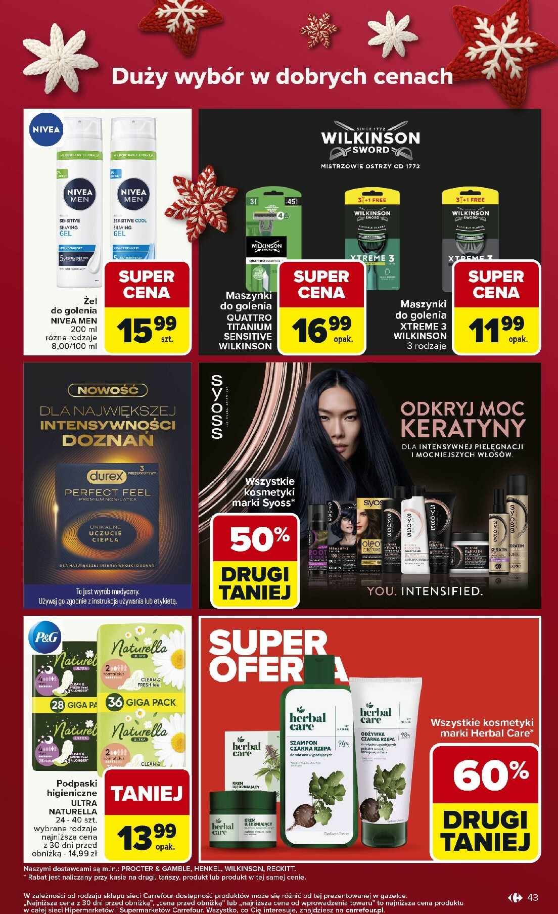 carrefour - Gazetka Carrefour - Zmieniliśmy się dla Ciebie - ważna od 01.12. do 07.12. - page: 43
