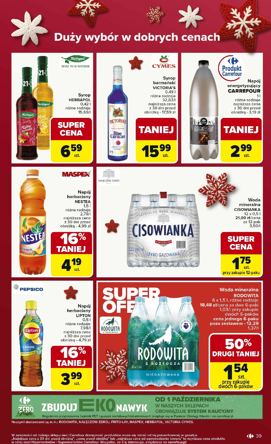 carrefour - Gazetka Carrefour - Zmieniliśmy się dla Ciebie - ważna od 01.12. do 07.12. - page: 39