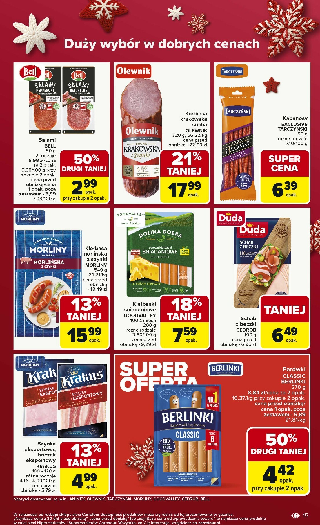 carrefour - Gazetka Carrefour - Zmieniliśmy się dla Ciebie - ważna od 01.12. do 07.12. - page: 15