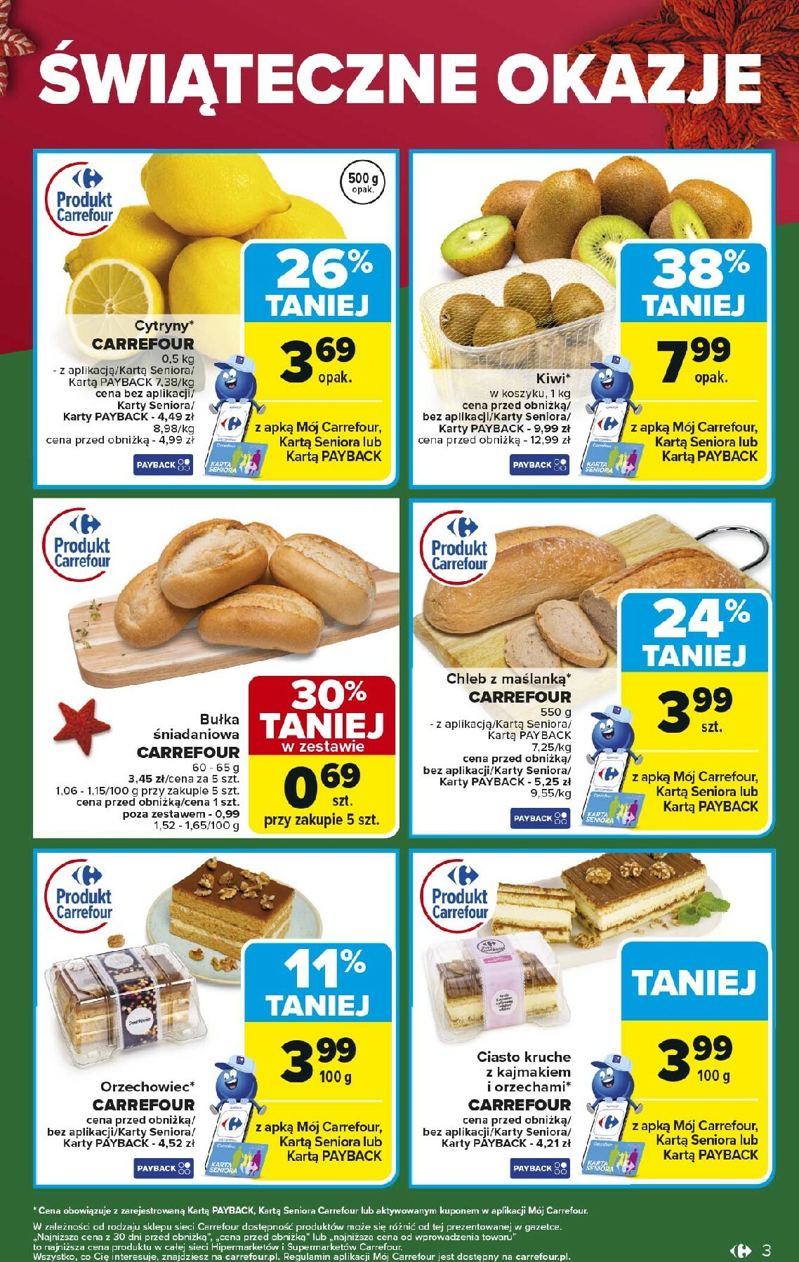 carrefour - Gazetka Carrefour - Świąteczne okazje od czwartku - ważna od 18.12. do 20.12. - page: 3
