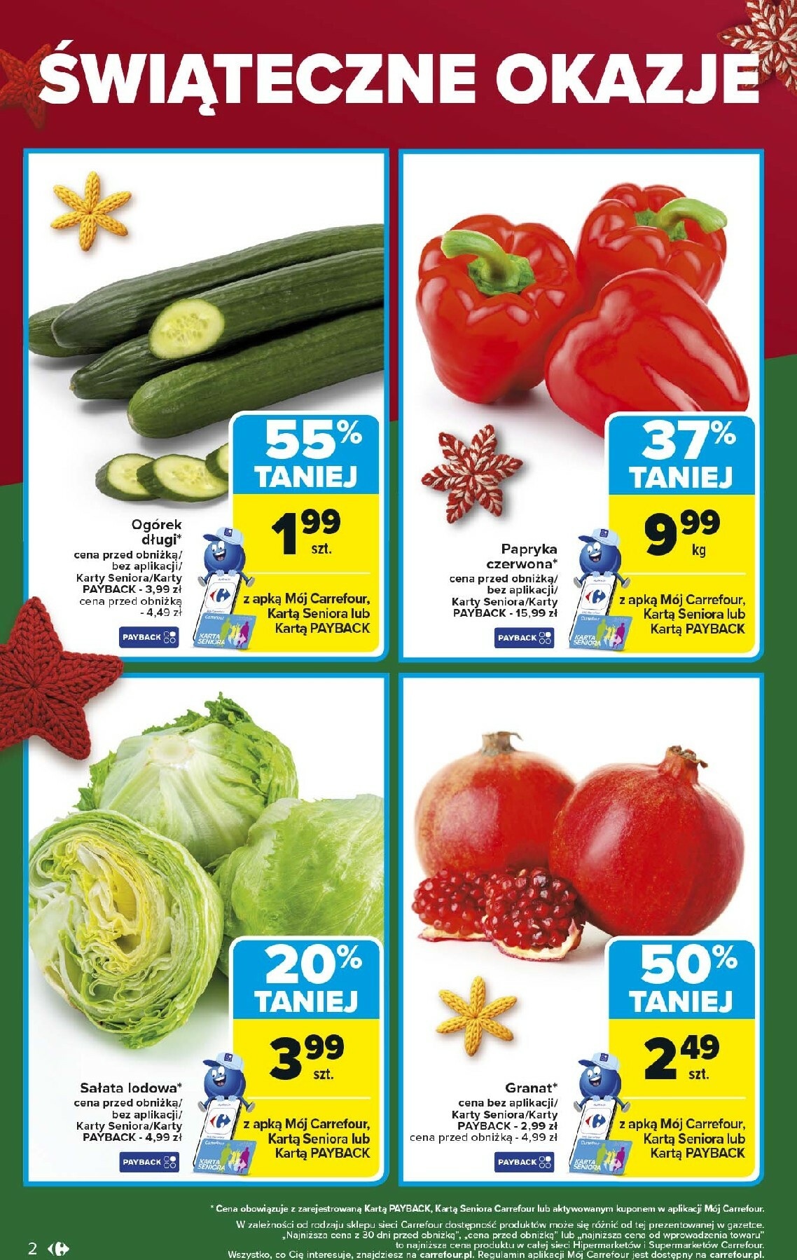 carrefour - Gazetka Carrefour - Świąteczne okazje od czwartku - ważna od 18.12. do 20.12. - page: 2