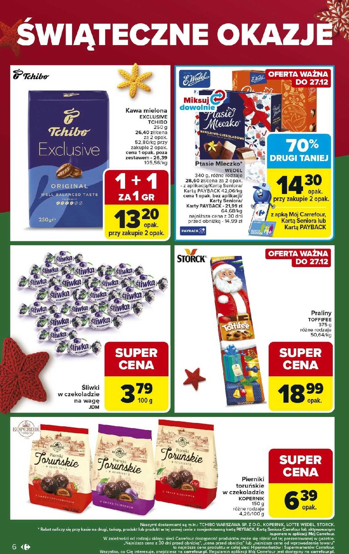 carrefour - Gazetka Carrefour - Świąteczne okazje od czwartku - ważna od 18.12. do 20.12. - page: 6