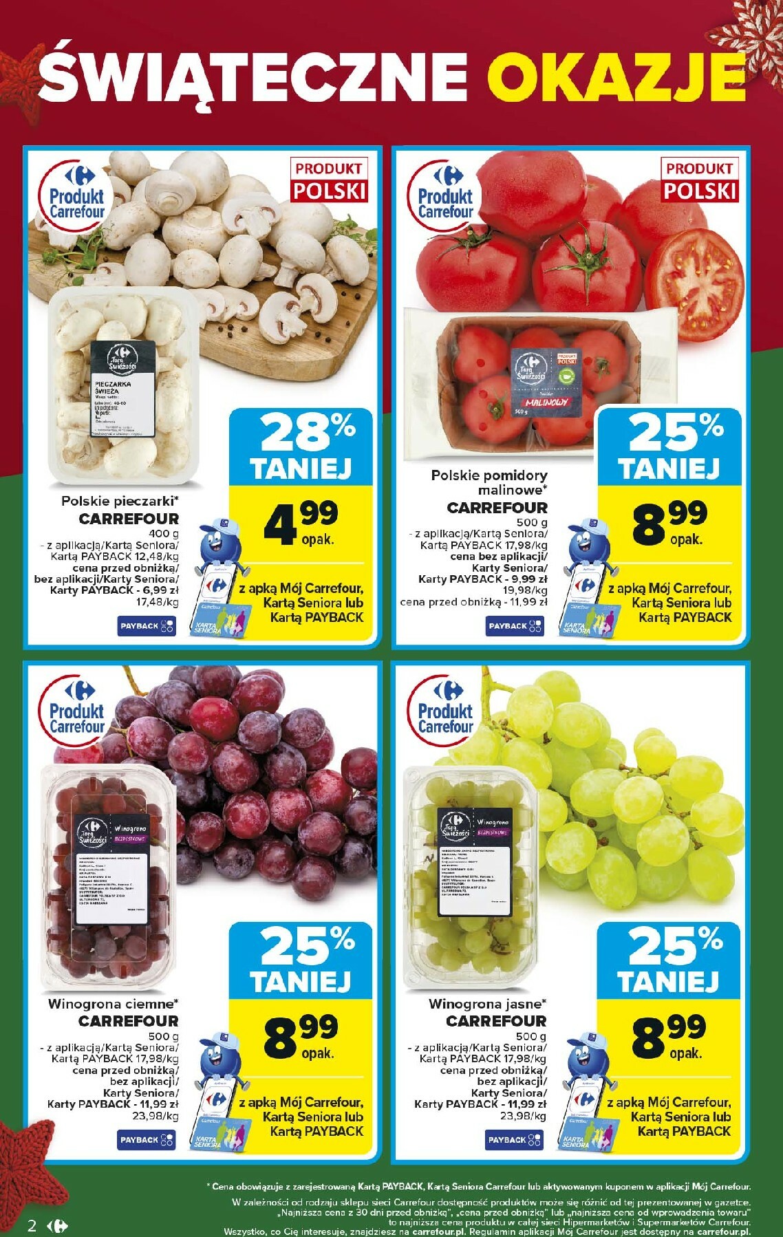 carrefour - Gazetka Carrefour - Świąteczne okazje od niedzieli! - ważna od 21.12. do 23.12. - page: 2