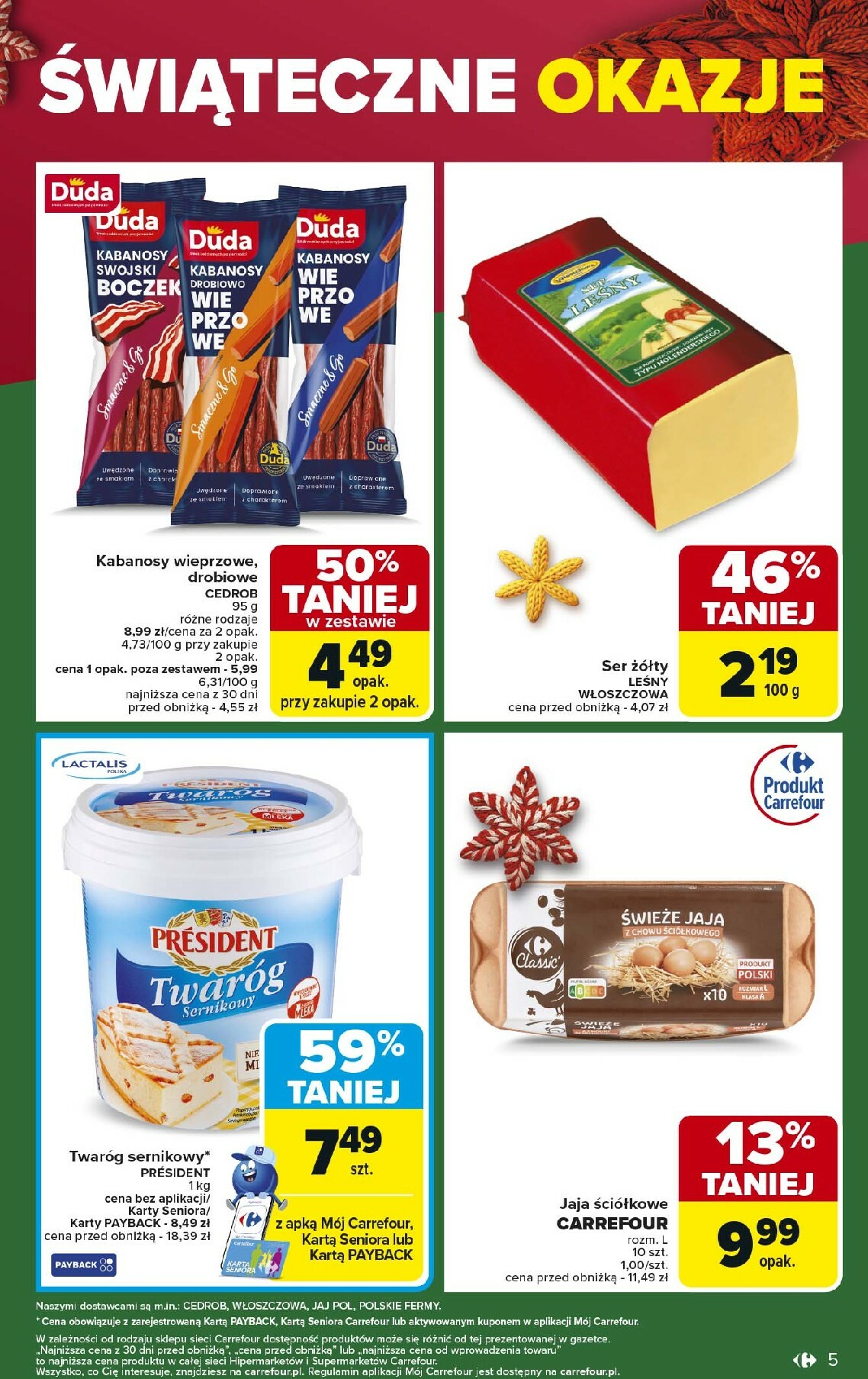 carrefour - Gazetka Carrefour - Świąteczne okazje od niedzieli! - ważna od 21.12. do 23.12. - page: 5