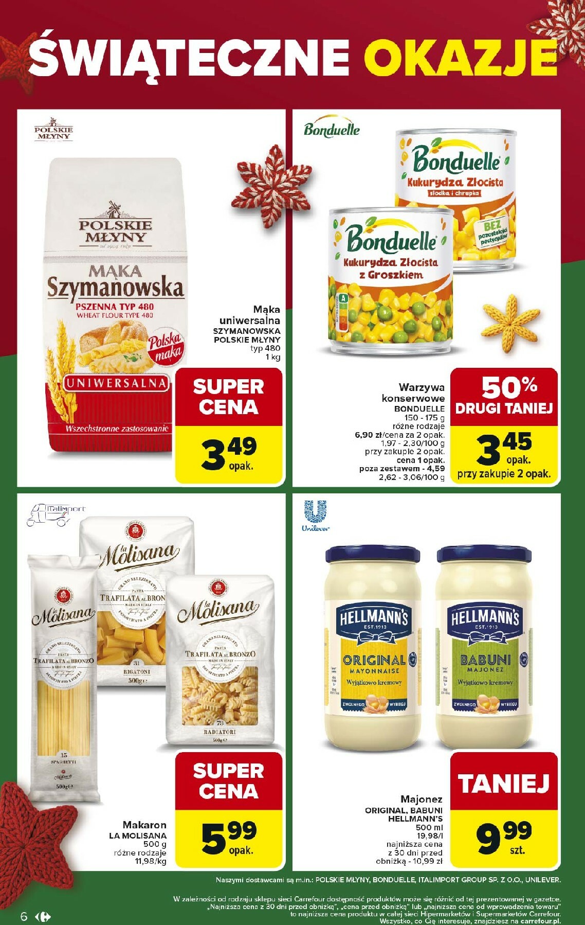 carrefour - Gazetka Carrefour - Świąteczne okazje od niedzieli! - ważna od 21.12. do 23.12. - page: 6