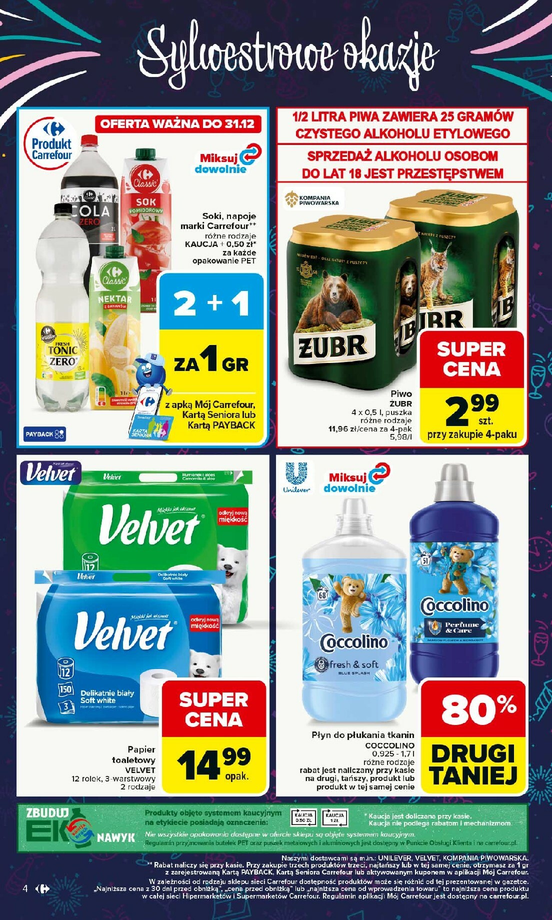 carrefour - Gazetka Carrefour - ważna od 29.12. do 03.01. - page: 4