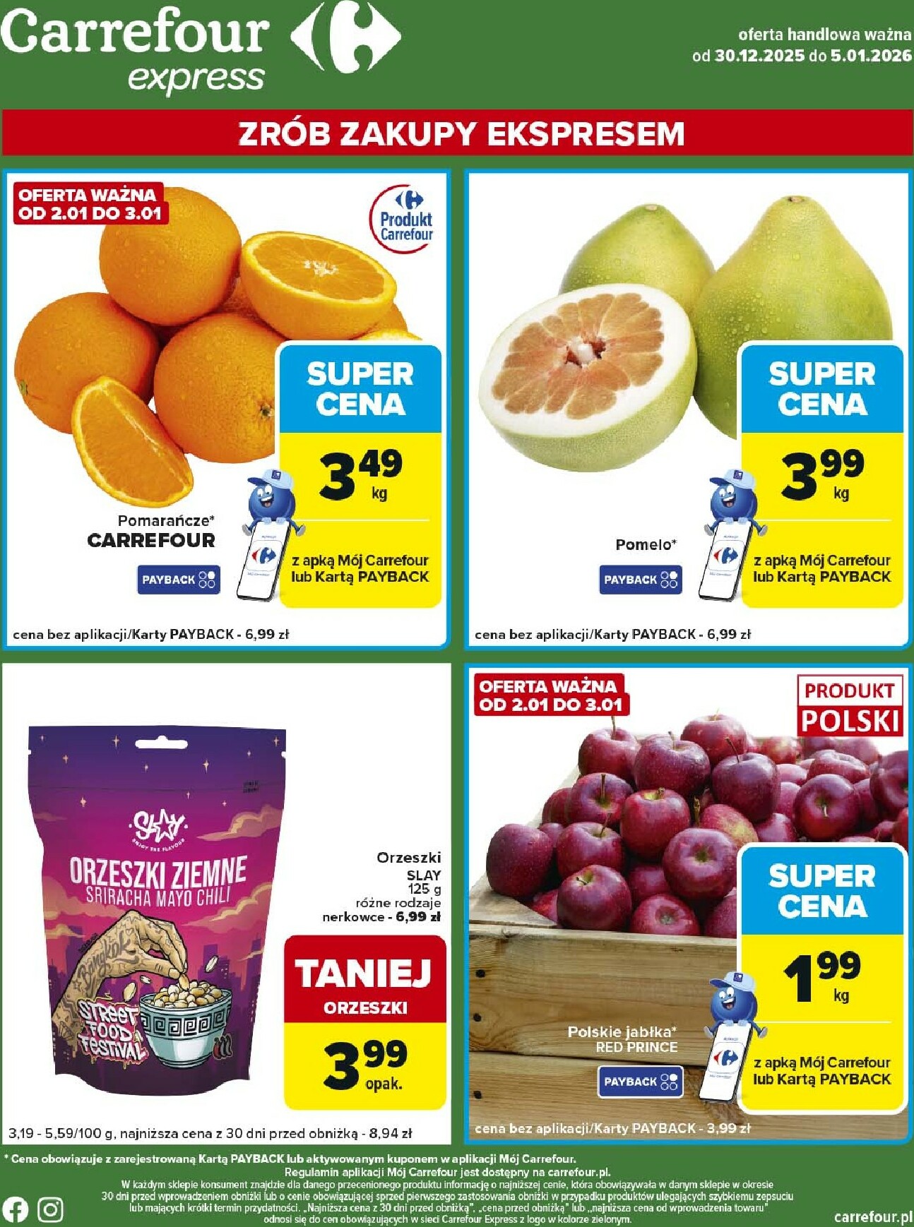 carrefour - Gazetka Carrefour - Express 1 - ważna od 30.12. do 05.01.