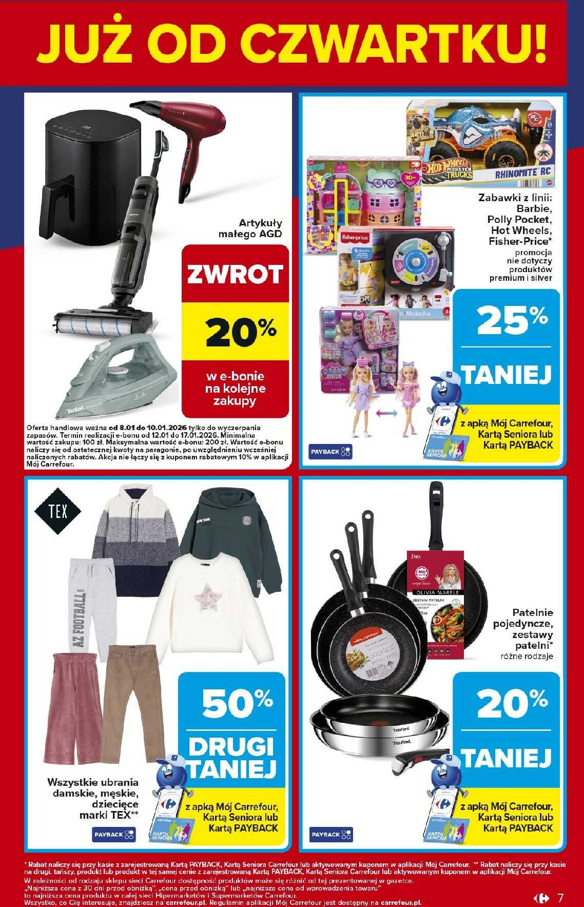 carrefour - Gazetka Carrefour - Weekend okazji już od czwartku - ważna od 08.01. do 10.01. - page: 7