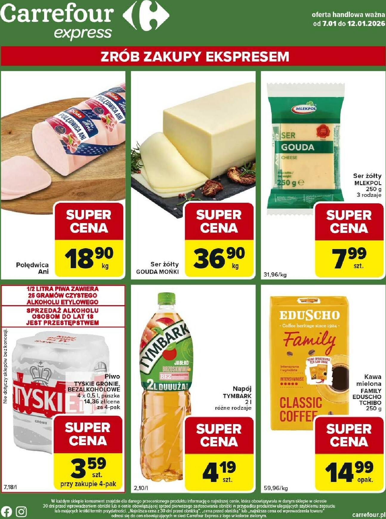 carrefour - Gazetka Carrefour - Express 2 - ważna od 07.01. do 12.01.