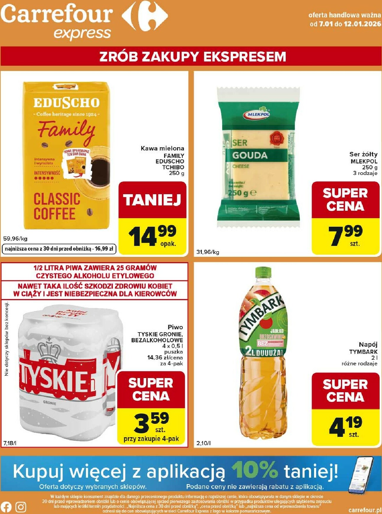 carrefour - Gazetka Carrefour - Express 1 - ważna od 07.01. do 12.01.