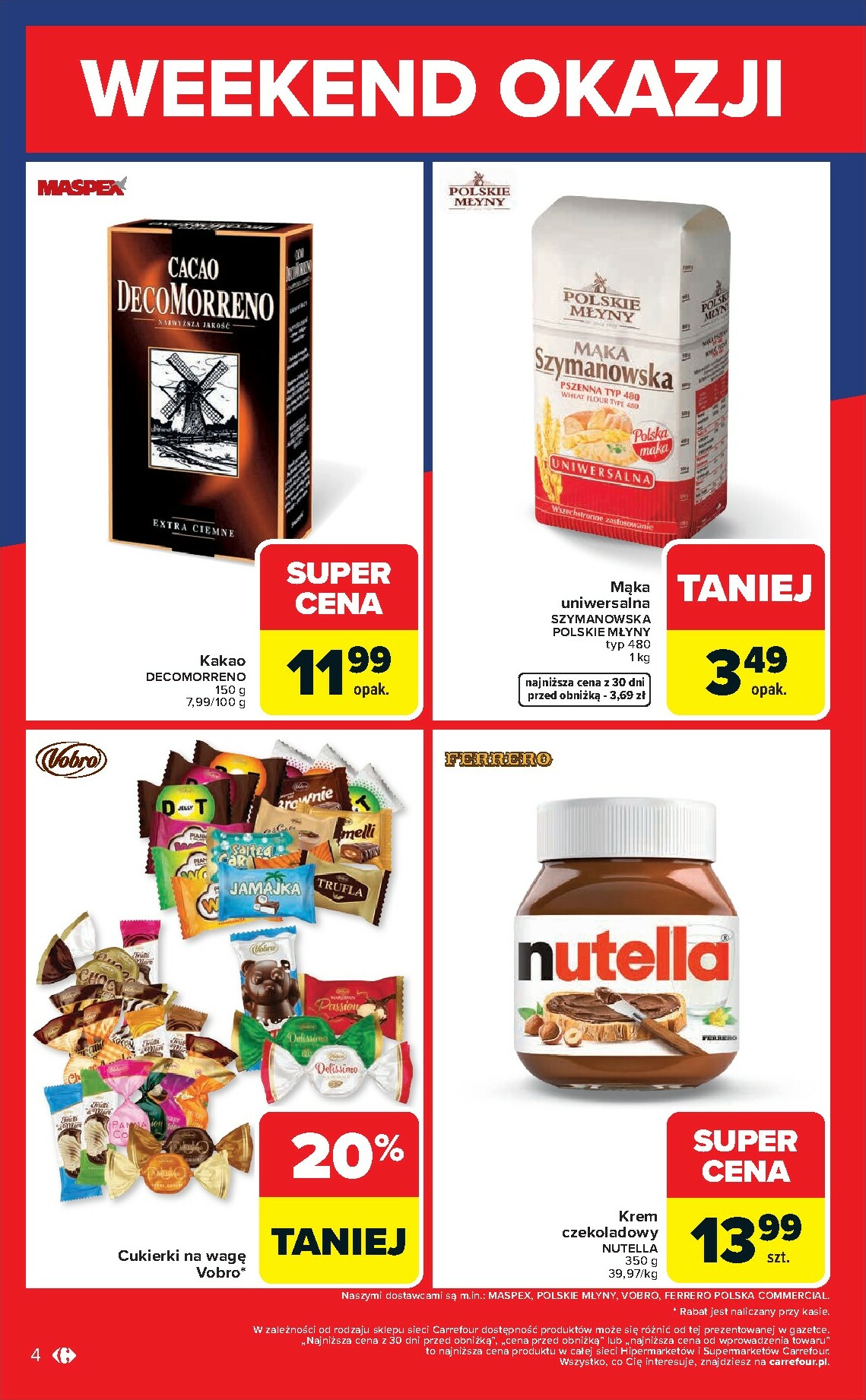 carrefour - Gazetka Carrefour - Weekend - ważna od 15.01. do 17.01. - page: 4