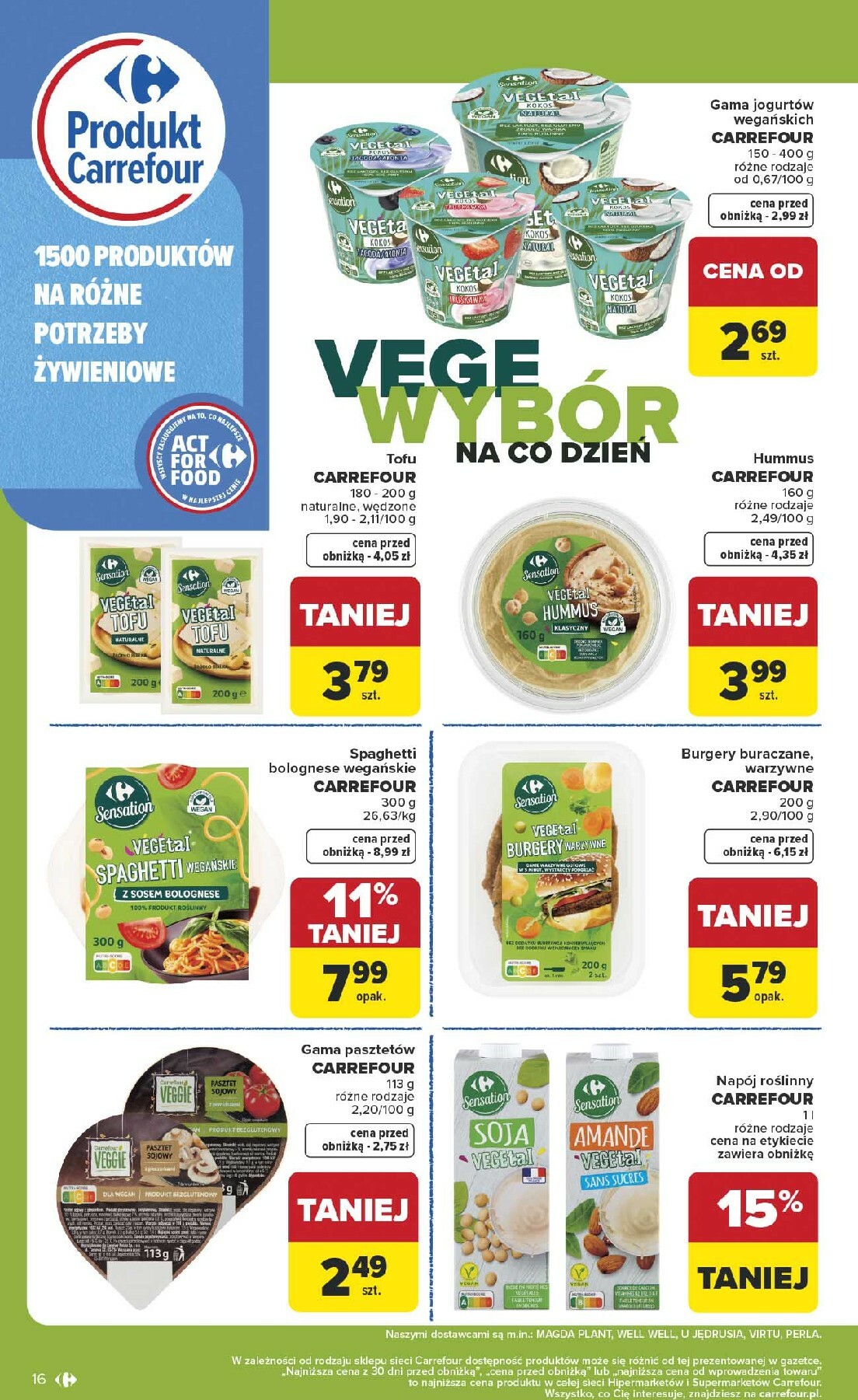 carrefour - Gazetka Carrefour - Produkt Carrefour od poniedziałku! - ważna od 19.01. do 31.01. - page: 16