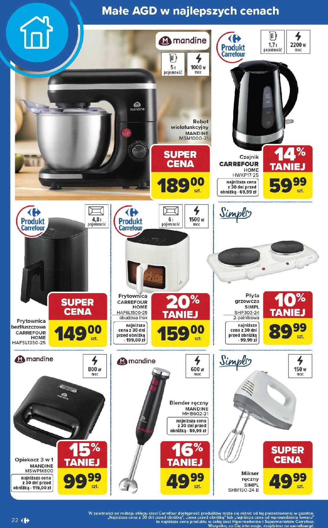 carrefour - Gazetka Carrefour - Produkt Carrefour od poniedziałku! - ważna od 19.01. do 31.01. - page: 22