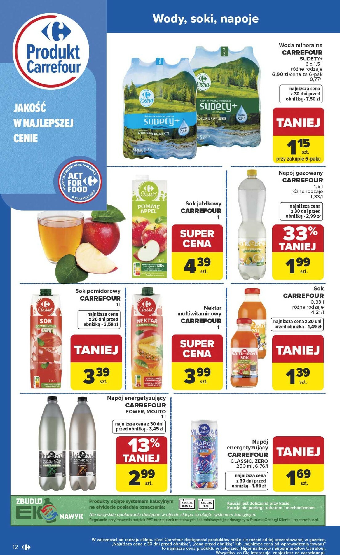 carrefour - Gazetka Carrefour - Produkt Carrefour od poniedziałku! - ważna od 19.01. do 31.01. - page: 12