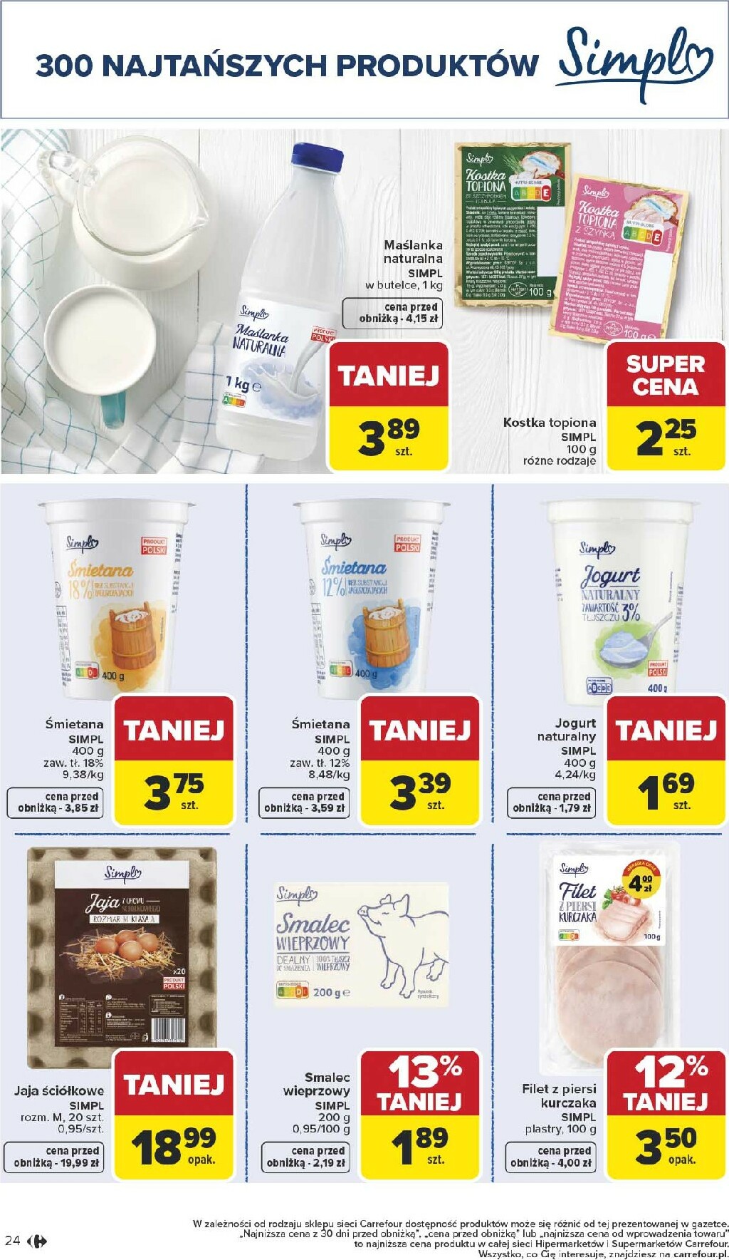 carrefour - Gazetka Carrefour - Produkt Carrefour od poniedziałku! - ważna od 19.01. do 31.01. - page: 24