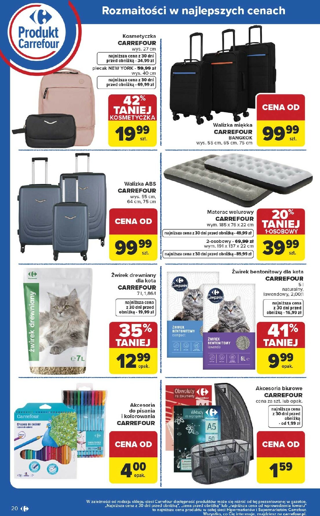 carrefour - Gazetka Carrefour - Produkt Carrefour od poniedziałku! - ważna od 19.01. do 31.01. - page: 20