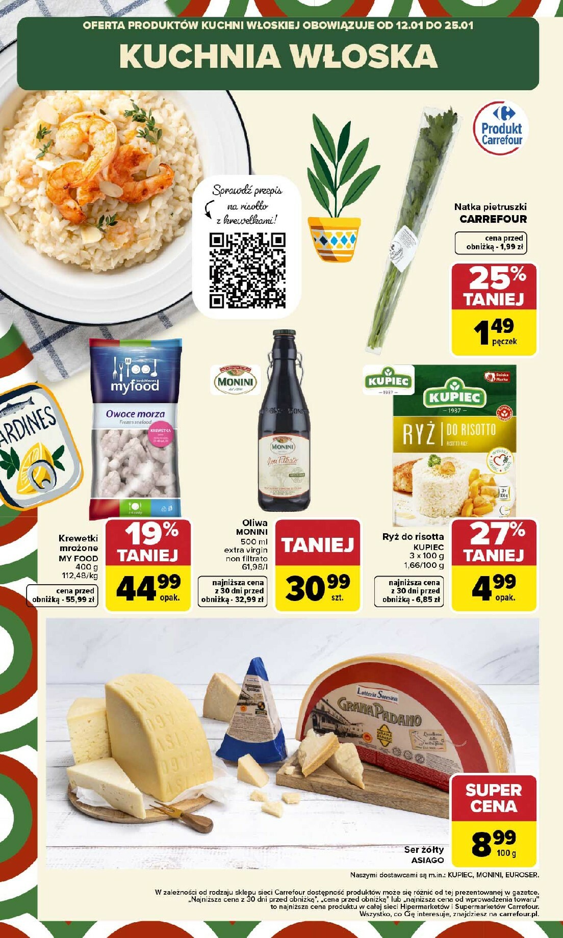 carrefour - Gazetka Carrefour - Kuchnia włoska - ważna od 19.01. do 25.01. - page: 10