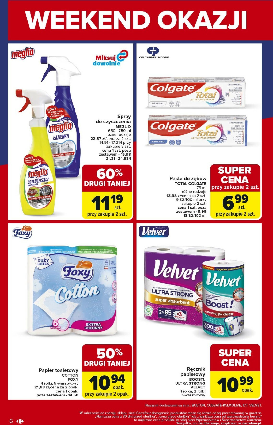 carrefour - Gazetka Carrefour - Weekend okazji już od czwartku! - ważna od 22.01. do 25.01. - page: 6