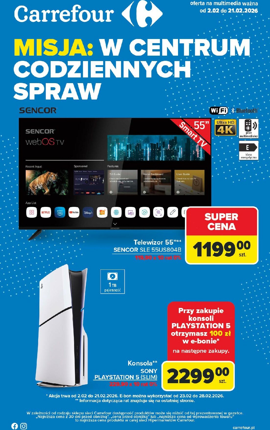 carrefour - Gazetka Carrefour - Multimedia - ważna od 02.02.2026 do 21.02.2026