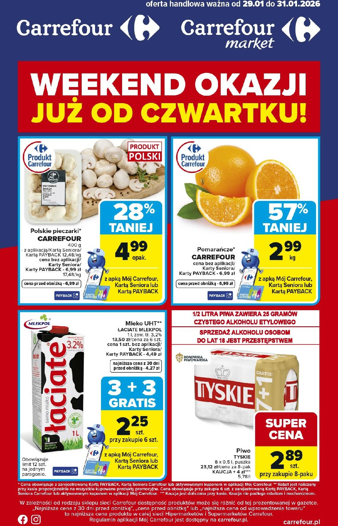 carrefour - Gazetka Carrefour - Weekend - ważna od 29.01.2026 do 31.01.2026