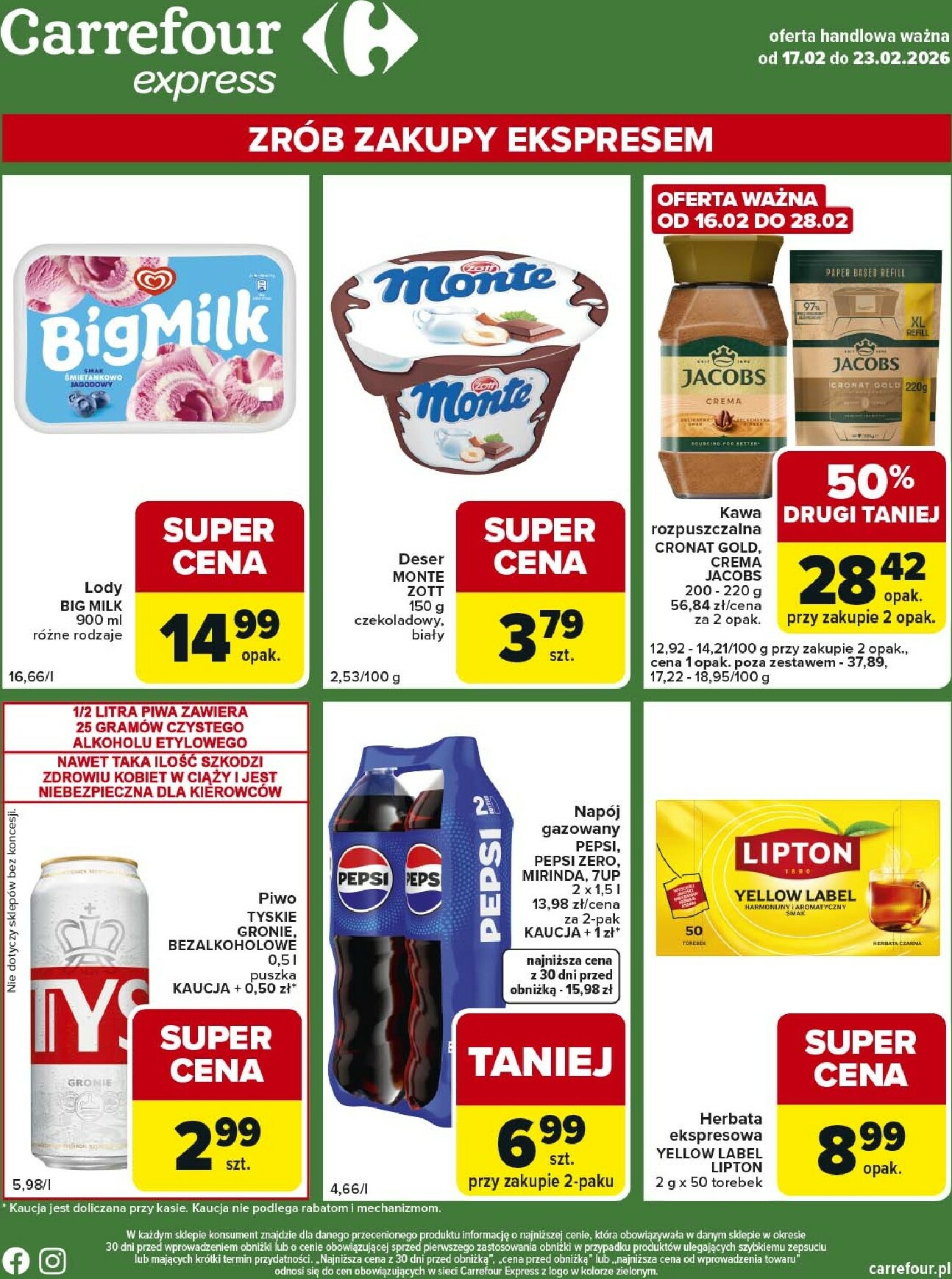 carrefour - Gazetka Carrefour - Express 2 - ważna od 17.02.2026 do 23.02.2026