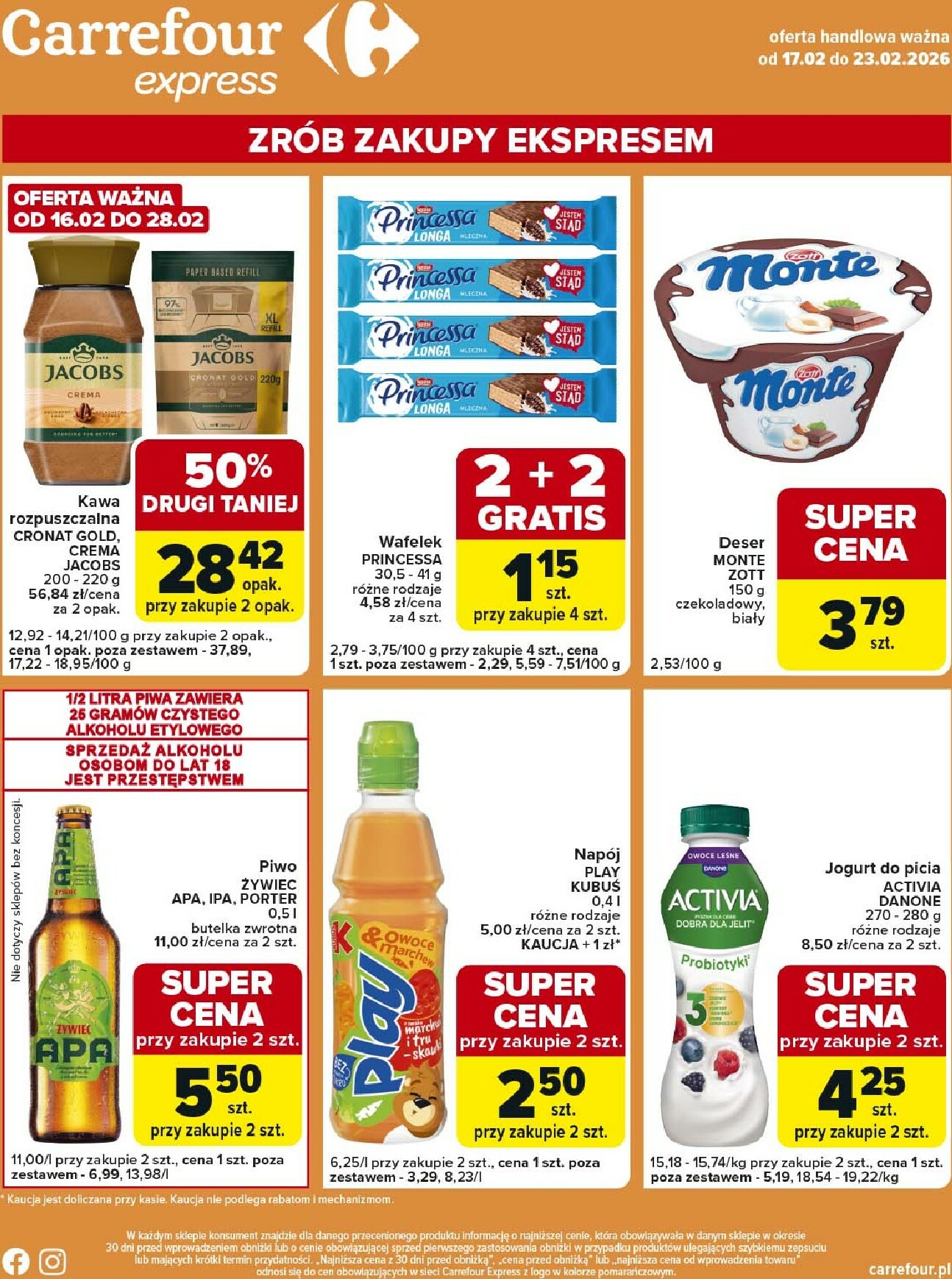 carrefour - Gazetka Carrefour - Express 1 - ważna od 17.02.2026 do 23.02.2026 - page: 2