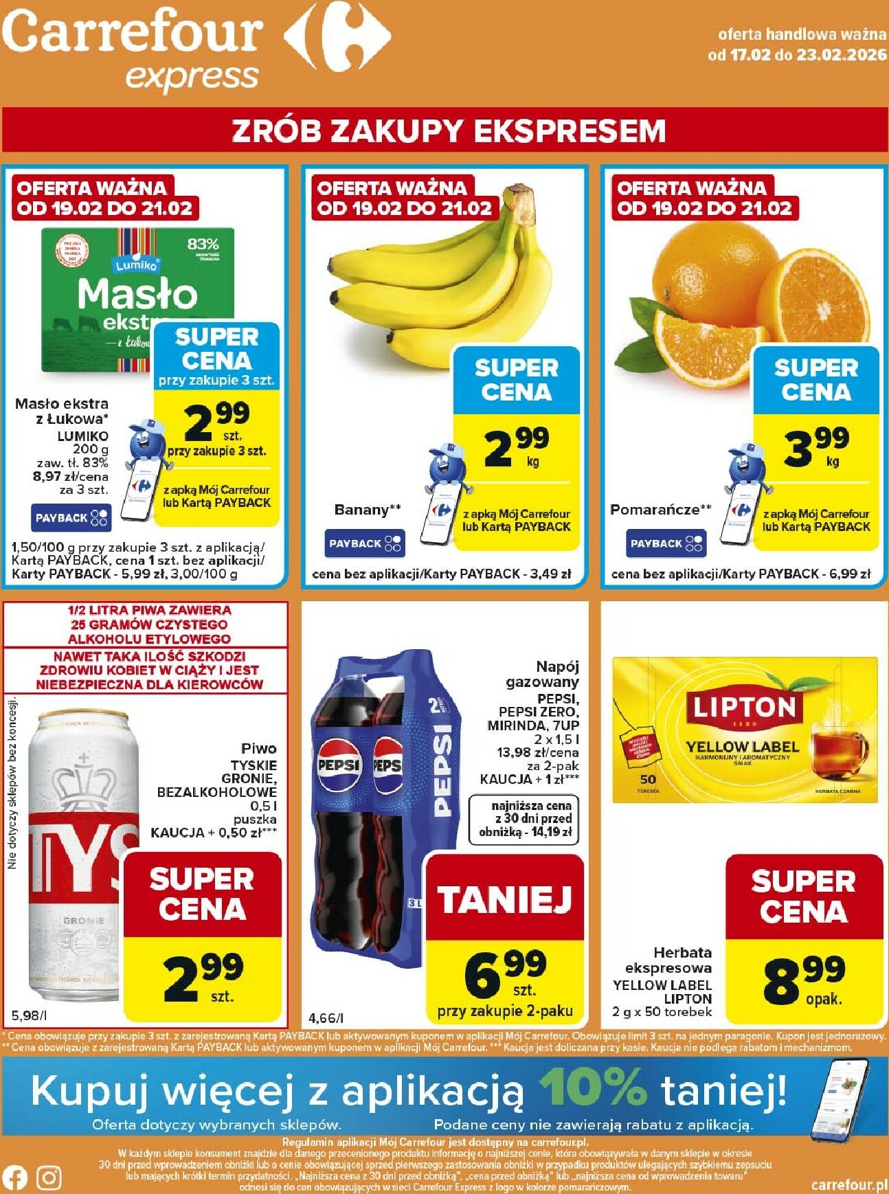 carrefour - Gazetka Carrefour - Express 1 - ważna od 17.02.2026 do 23.02.2026 - page: 1