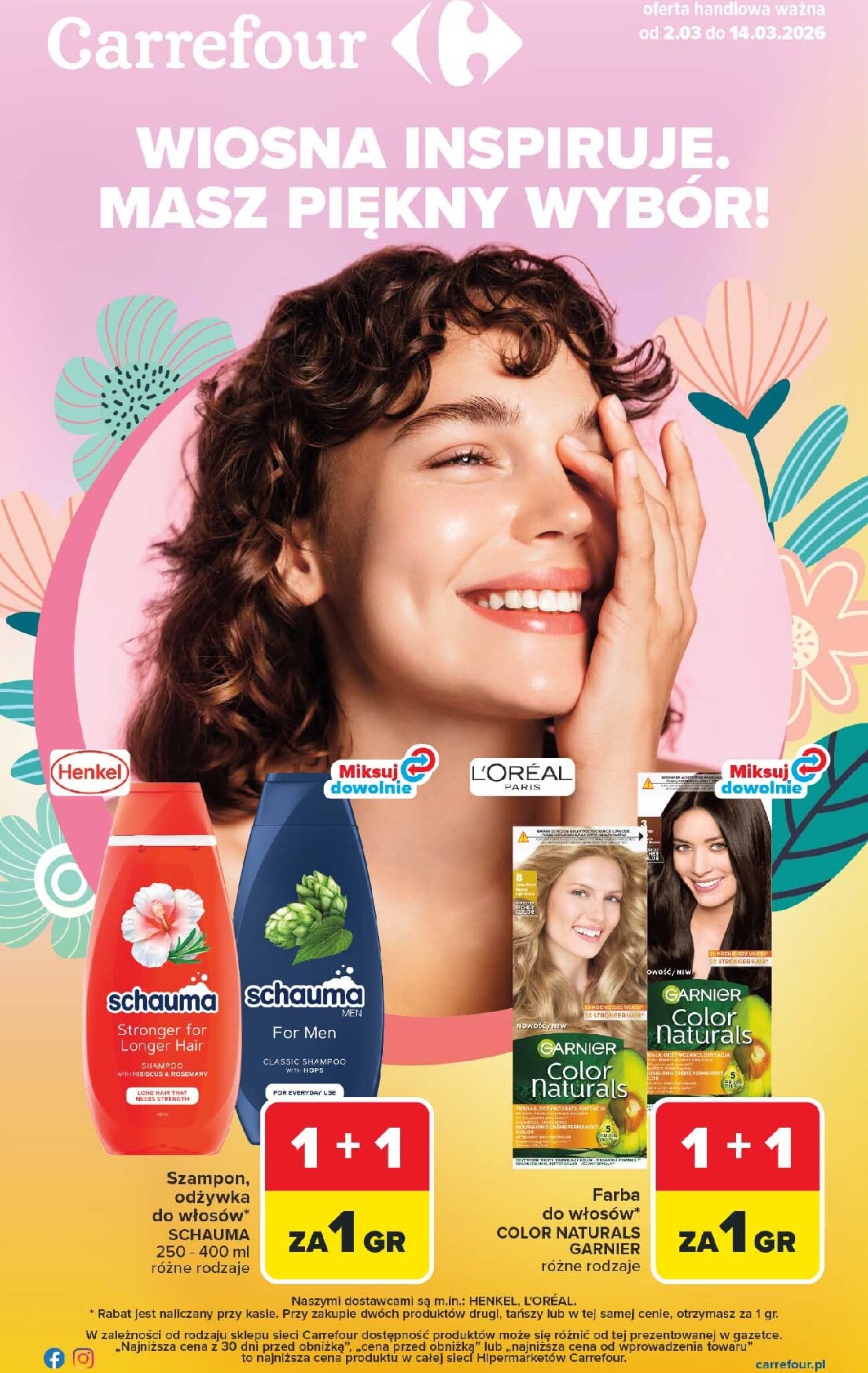 carrefour - Gazetka Carrefour - Wiosna - ważna od 02.03.2026 do 14.03.2026