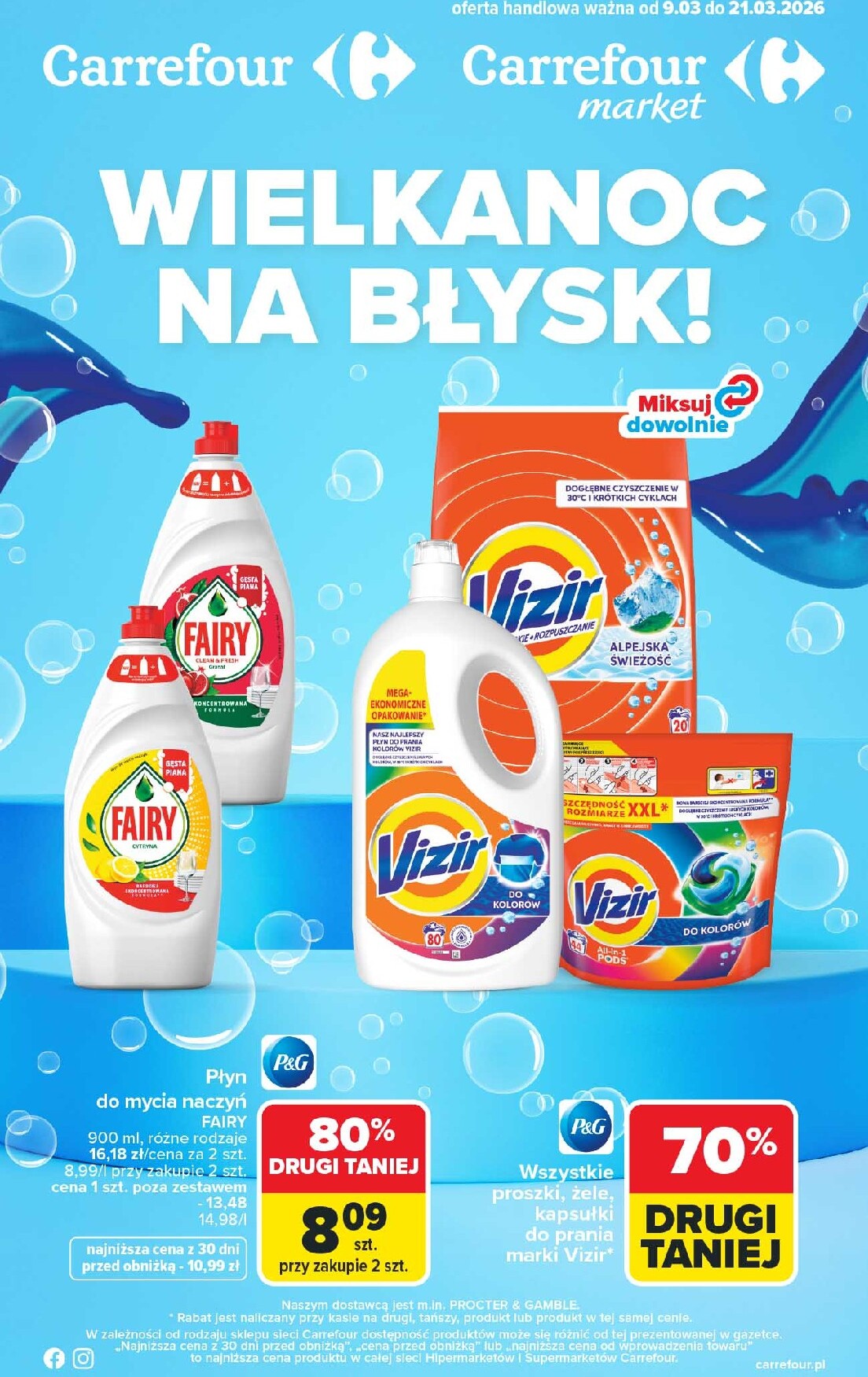 carrefour - Gazetka Carrefour - Wielkanoc na błysk - ważna od 09.03.2026 do 21.03.2026 - page: 1