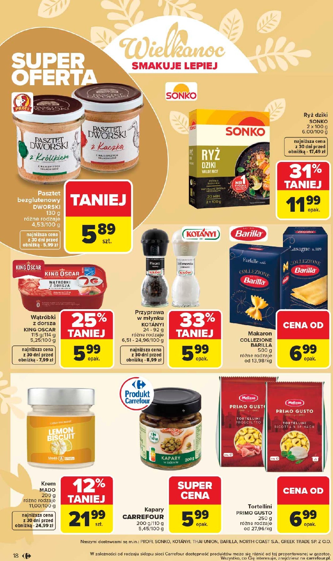 carrefour - Gazetka Carrefour - Wielkanoc smakuje lepiej - ważna od 16.03.2026 do 04.04.2026 - page: 18