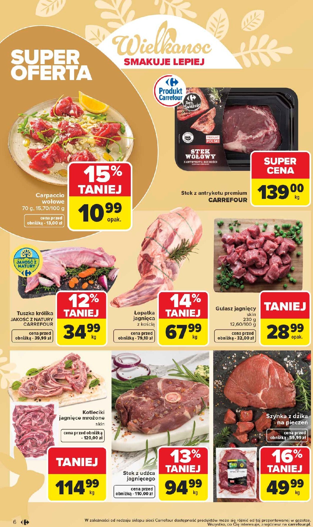 carrefour - Gazetka Carrefour - Wielkanoc smakuje lepiej - ważna od 16.03.2026 do 04.04.2026 - page: 6