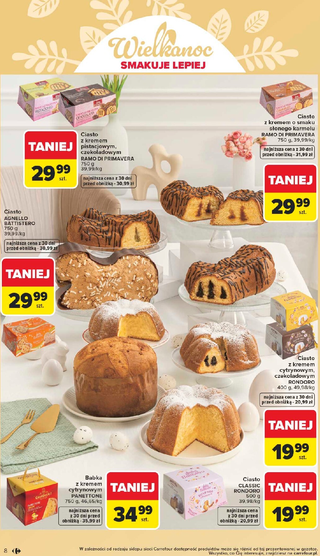 carrefour - Gazetka Carrefour - Wielkanoc smakuje lepiej - ważna od 16.03.2026 do 04.04.2026 - page: 8