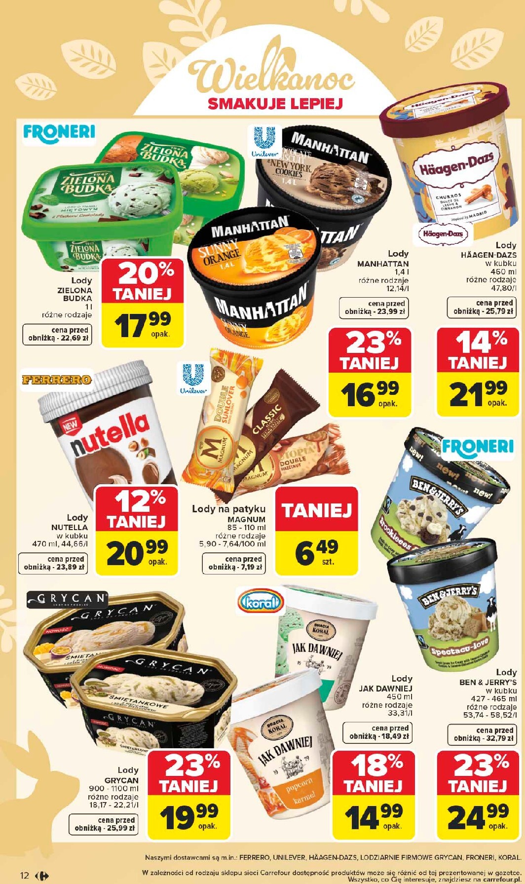carrefour - Gazetka Carrefour - Wielkanoc smakuje lepiej - ważna od 16.03.2026 do 04.04.2026 - page: 12