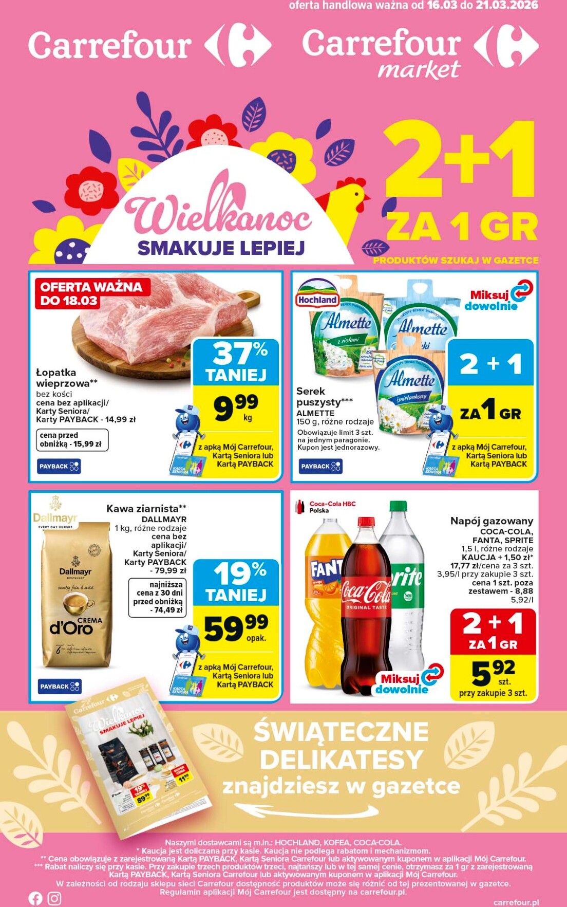 carrefour - Gazetka Carrefour - ważna od 16.03.2026 do 21.03.2026 - page: 1