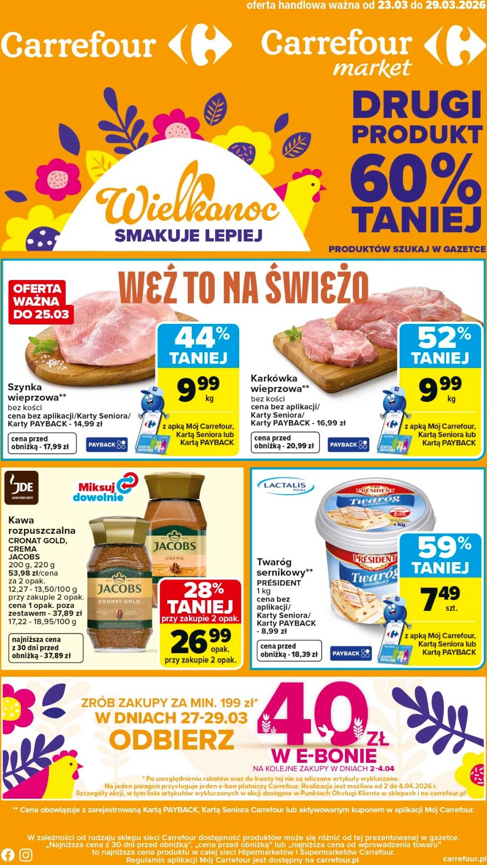 carrefour - Gazetka Carrefour - ważna od 23.03.2026 do 29.03.2026